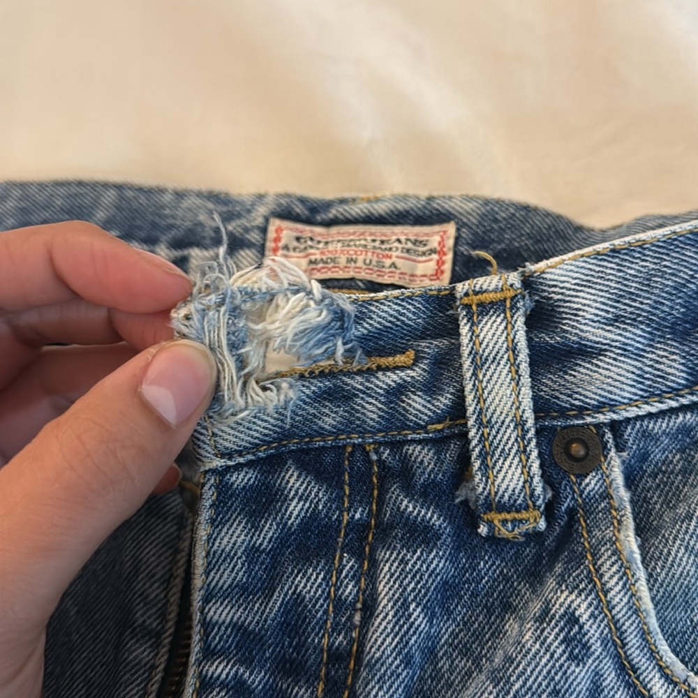 Guess Light Blue Straight Leg Jeans vtg - Picture 5 of 5